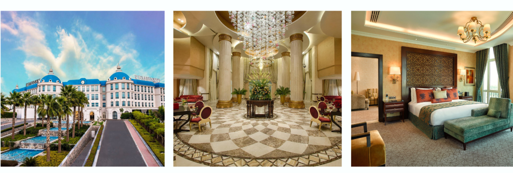 Kempinski Royal Maxim Palace Cairo exterior – Stay & Play partner hotel near Madinaty Golf Club